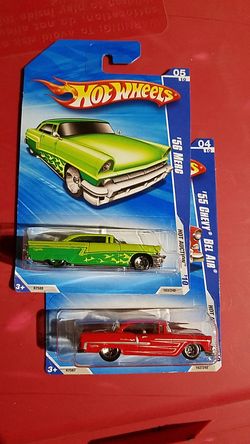 Hot Wheels 56 Merc 55 Chevy Bel Air $5 each