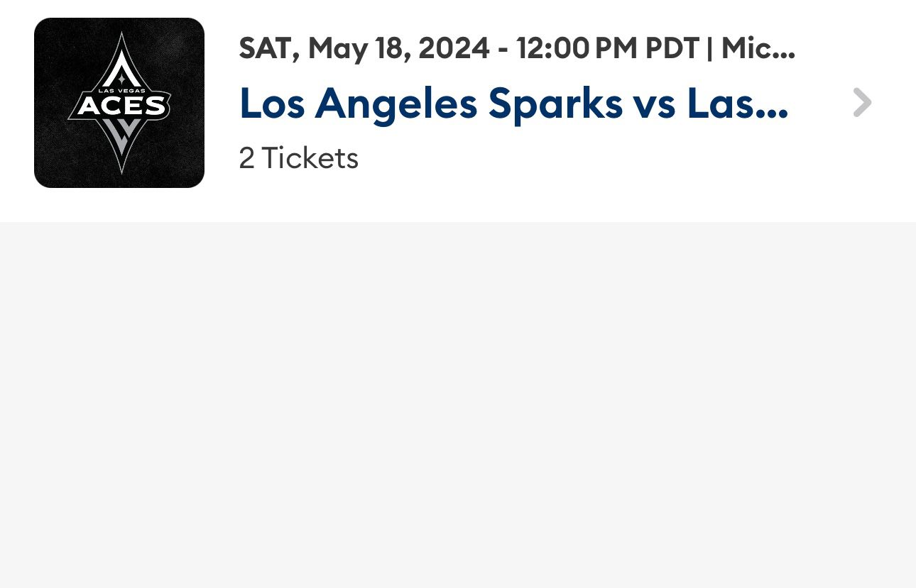 Aces Vs  Sparks may 18