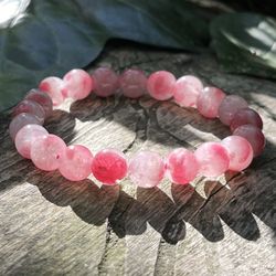 8mm Ice Rhodonite Bracelet 