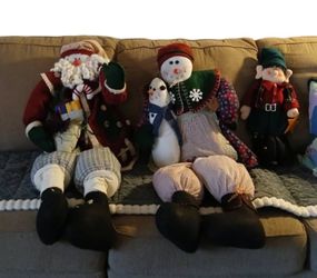 Vintage Decorative Christmas Stuffed Lawn Home Figures