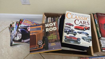Vintage magazines featuring cars—over 150 of them