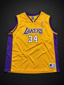 Shaquille O'Neal Los Angeles Lakers vintage champion jersey