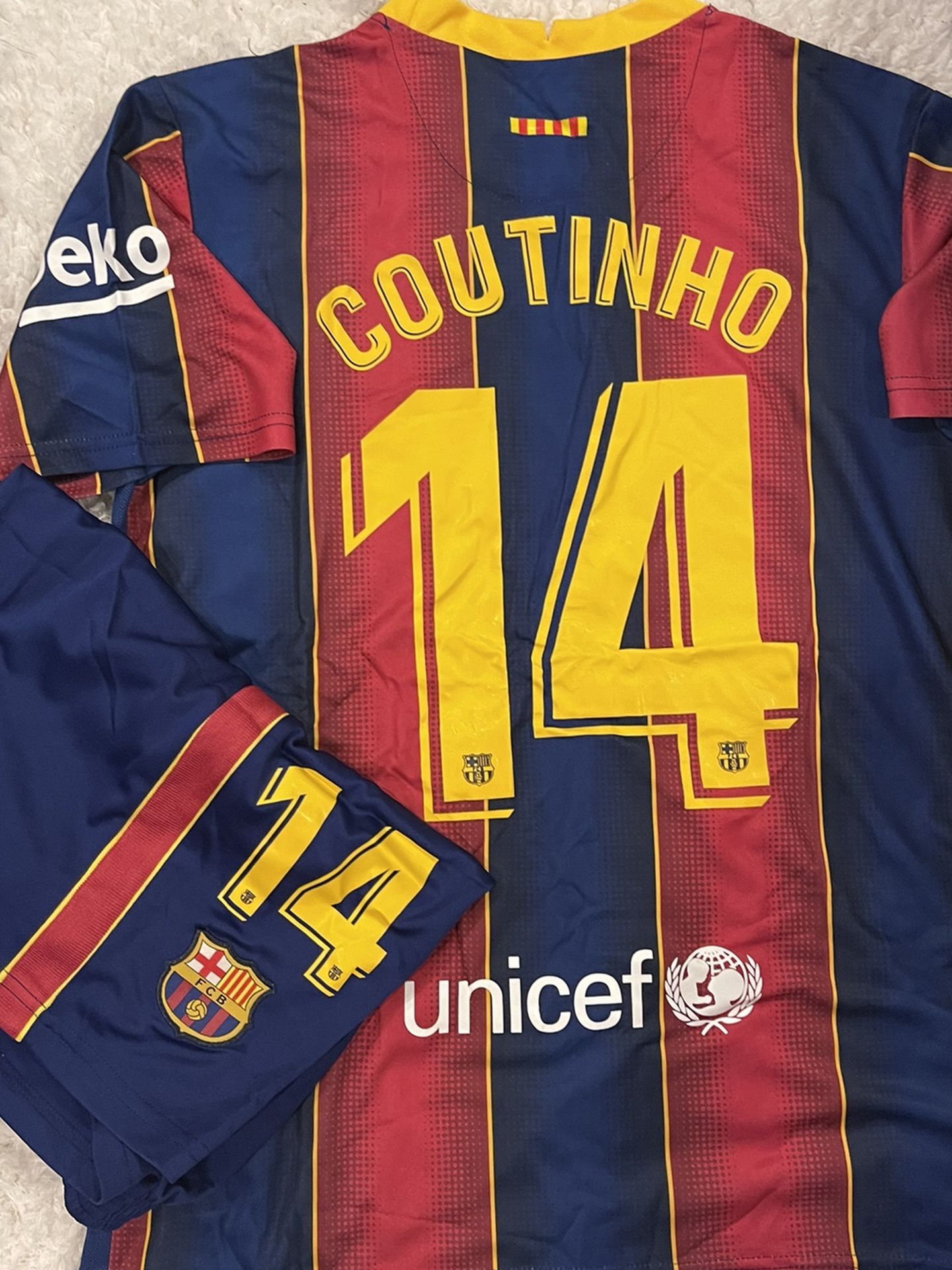 Philippe Coutinho FC BARCELONA Soccer Jersey L