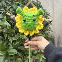 Crochet Shrek Sunflower