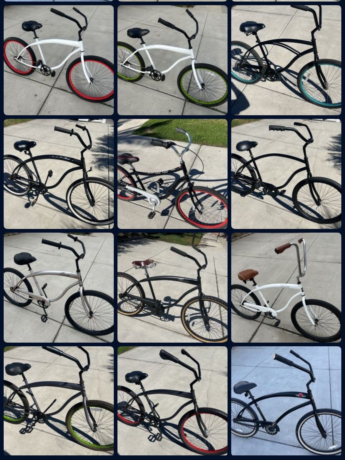 Multiple Beach Cruisers For Sale 
