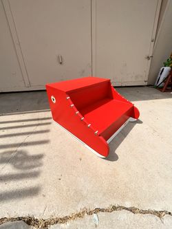 Nice Red Step Stool/Ladder