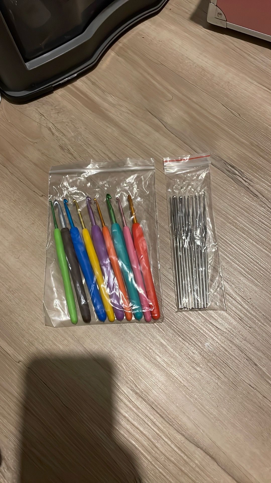 2 Pack Crochet Hook Sets (Ergonomic & Steel Lace Hooks)