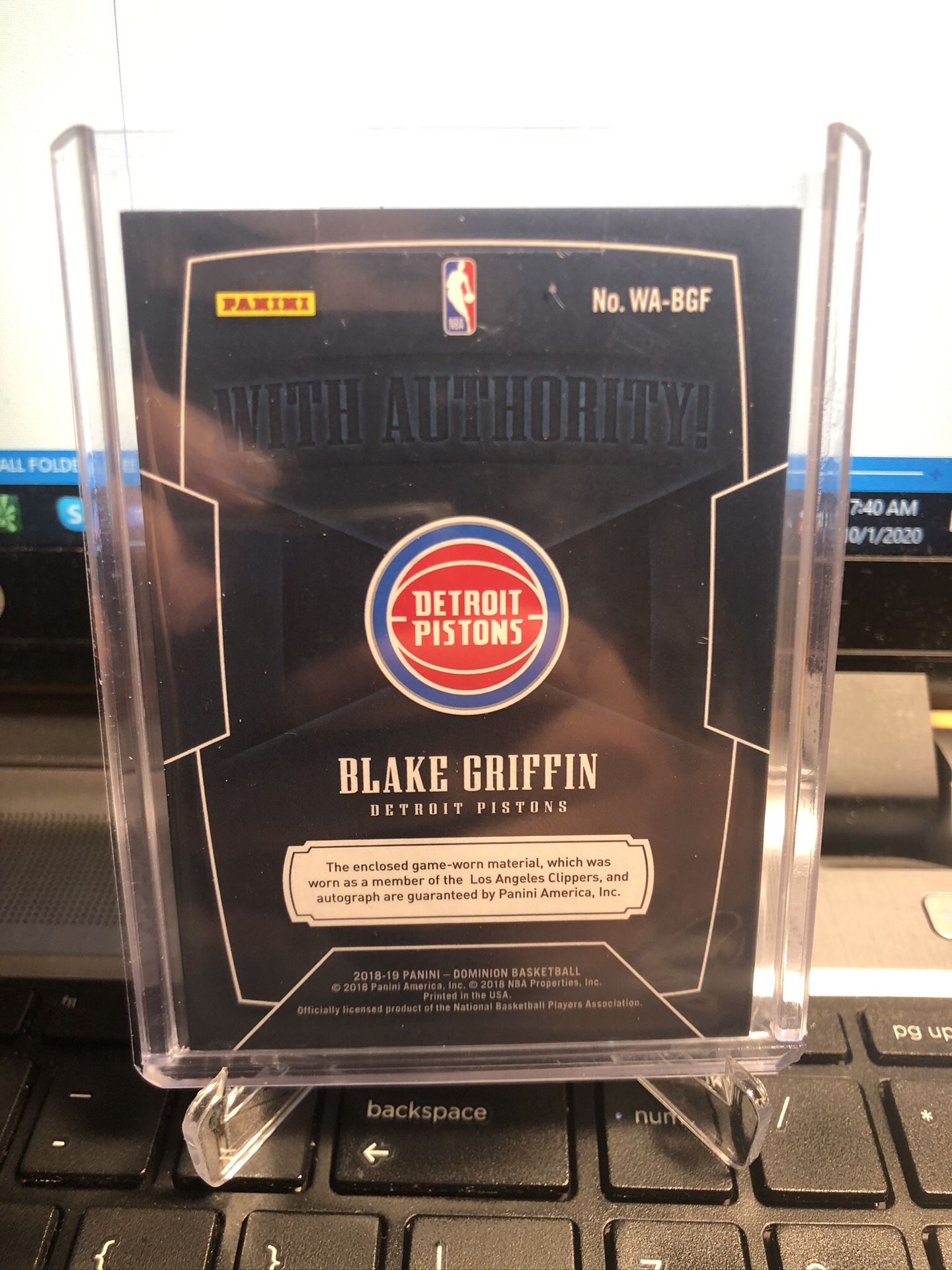 Blake Griffin Patch Auto 30/49