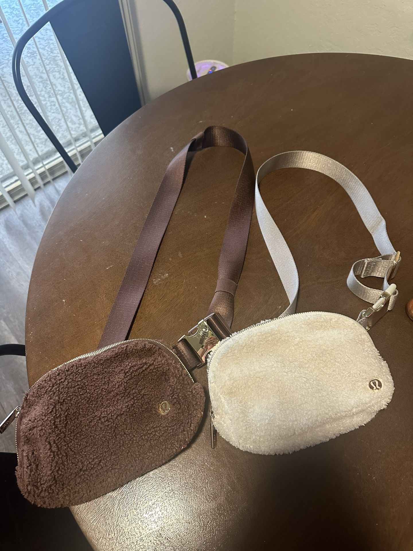 Both Lululemon Sherpa Crossbodies