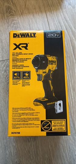 DeWalt XR 20V Quiet Hydraulic Impact Driver DCF870B
