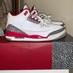 Jordan 3 Retro Cardinal 