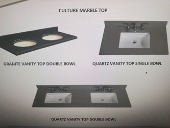 Granite/ Quartz Vanity Topd