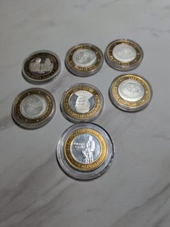 7/silver club tokens