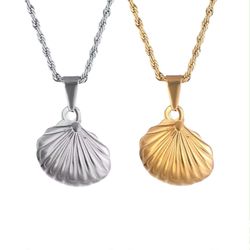 Ocean Grace Shell Pendant Necklace