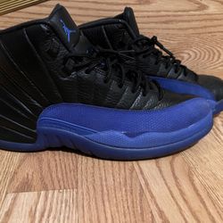 Air Jordan 12s ‘’black Game Royals’’10.5