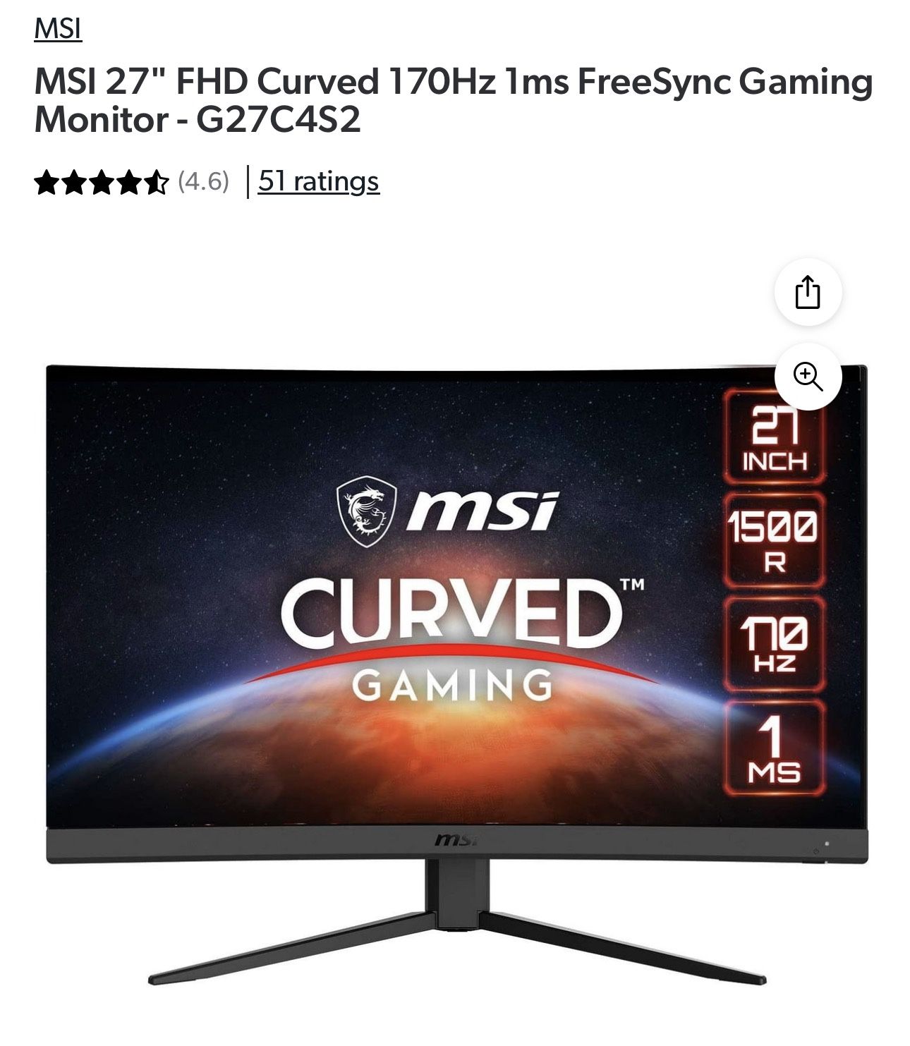 MSI Gaming monitor OBO