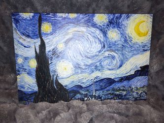 Van Gogh starry night painting