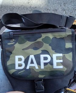BAPE shoulder Bag Camo