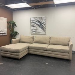 Tan Sectional Sofa with Chaise - Delivery Available!