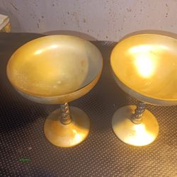 Vintage SILVER PLATE  Martini Champange Goblet