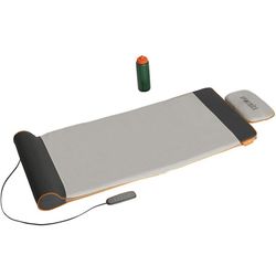 Homedics Yoga Fitness Back and Lumbar Stretching Mat with Air Compression and 3 Levels of Intensisty, Silver