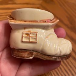 Vintage 1(contact info removed)’s Egg Cup - Ceramic Boot House