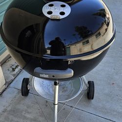 22" Weber Kettle BBQ Grill Upgraded Hinged Grate