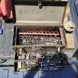 Assorted Tools And Toolbox