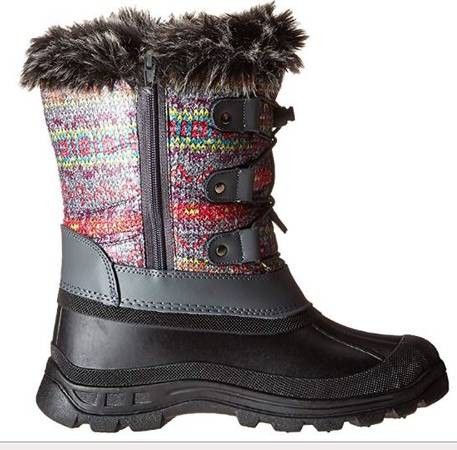 NEW Size 5 Kid / Youth / Girl / Boy Insulated Waterproof Snow Boots - FIRM