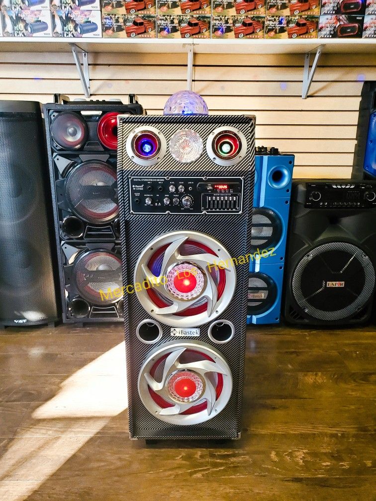 10" Dual Woofers 3600w ❗️XTREME BASS ❗️ DISCO BALL🎶READY FOR BIG PARTIES⚡️🎶🥳 - Super price🔥