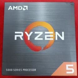 AMD Ryzen 5 5500 12-Thread Processor - 4.2 GHz Max Boost - 6 Core - Socket AM4 - 5000 Series - New, In Original Box!