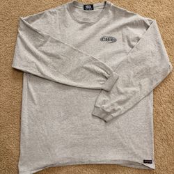 CENTRAL WASHINGTON UNIVERSITY Wildcats CWU College Long sleeve Crewneck Shirt Men’s XXL / Gray & Navy 