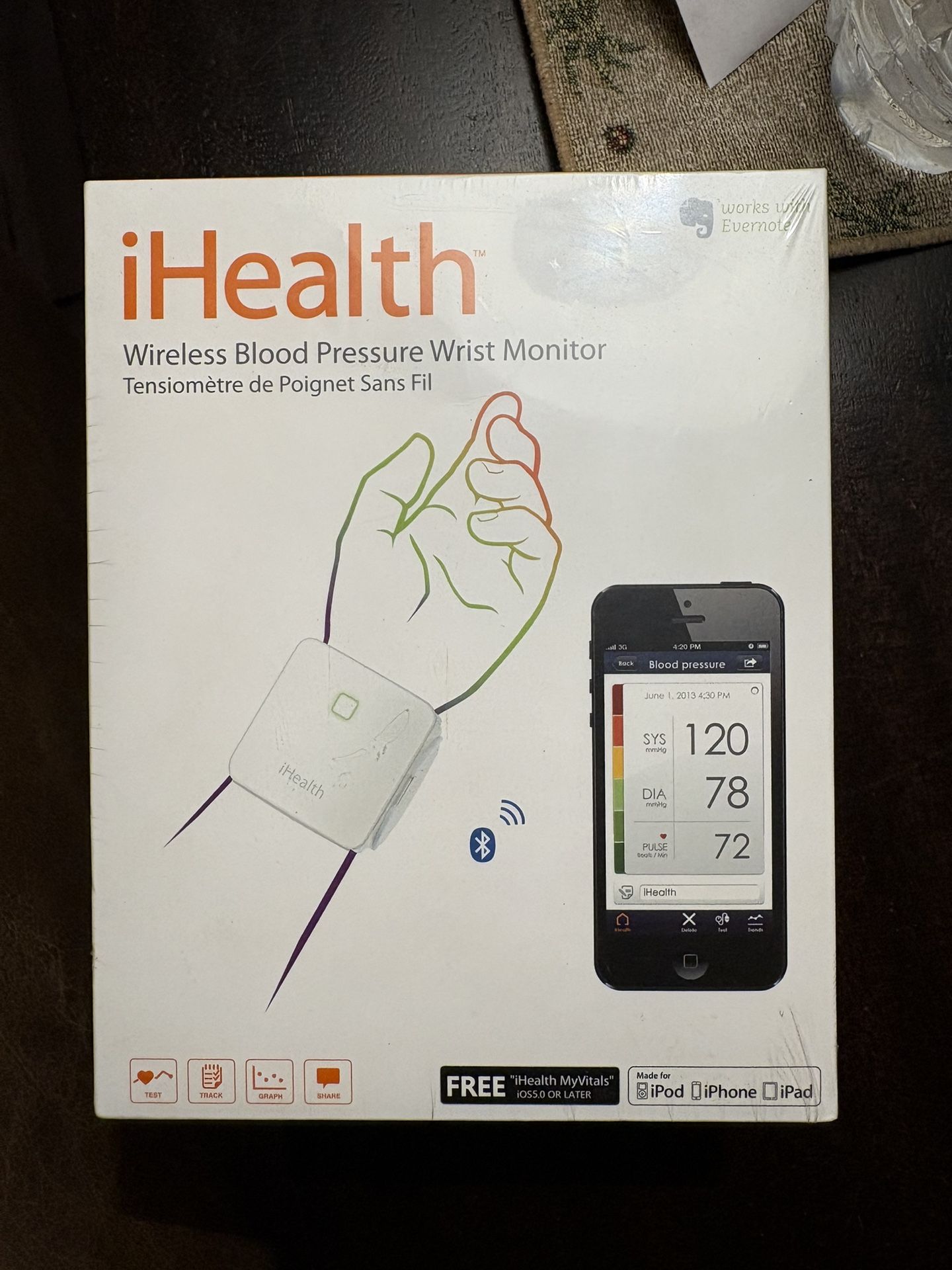 Wireless Blood Pressure Wrist Monitor
