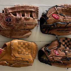 Rawlings Baseball/Softball mitts/gloves