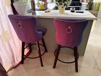 Velvet Barstools