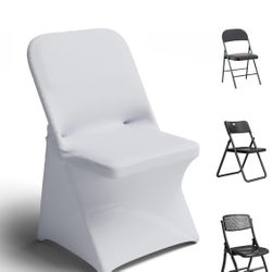 50 Pes Chairs Cover (White)  (3)