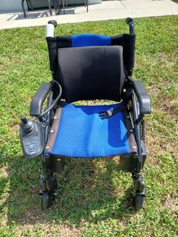 BLUE 4 WHEEL CULVER MOBILITY WHEELCHAIR