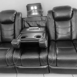 Black Leather Sofas