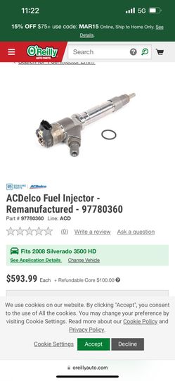 Brand New Fuel Injector