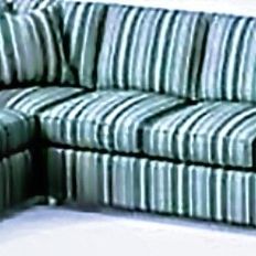 Sectional Upholstery Stripes Excellent Condition  Nice And Clean 