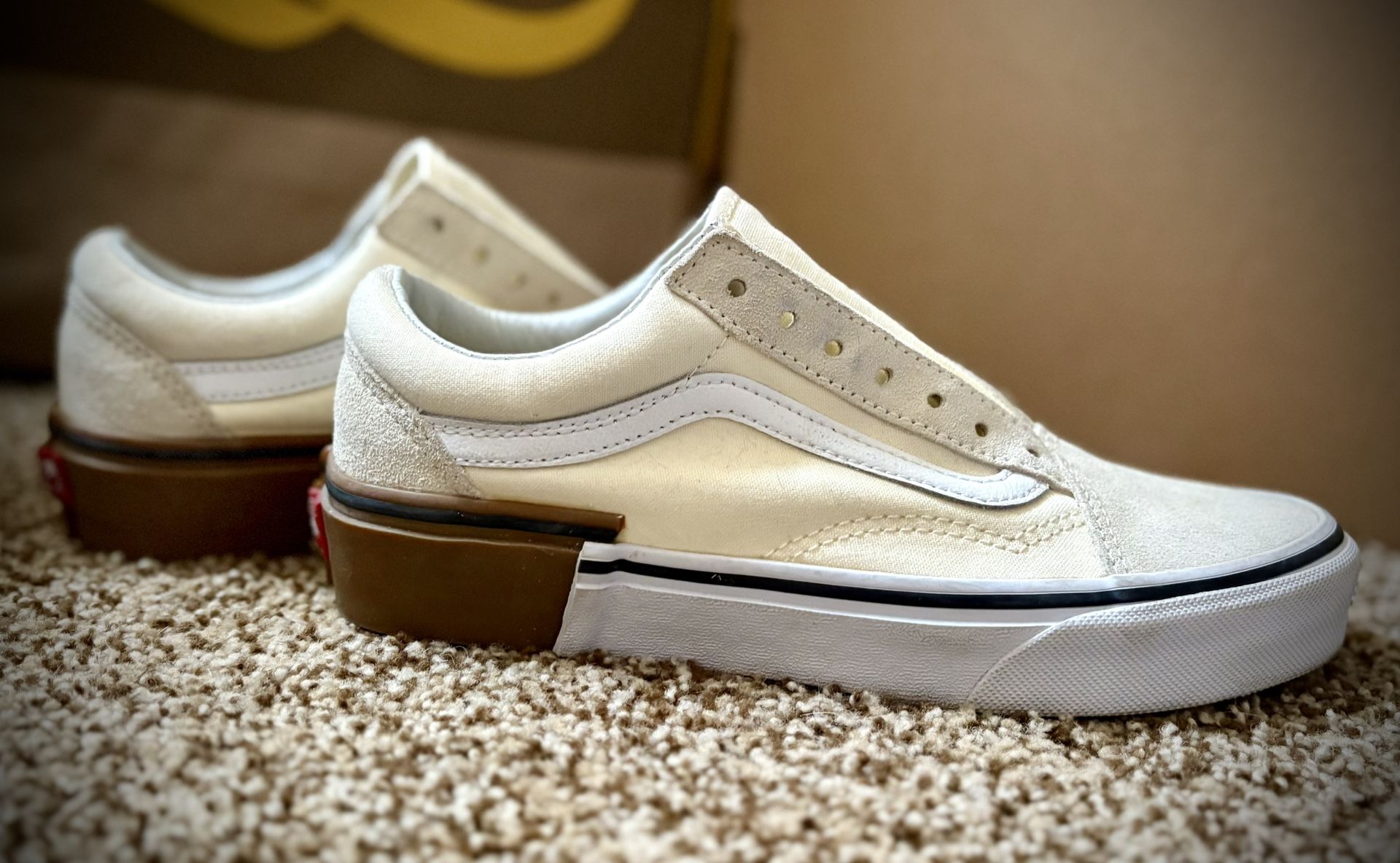 Vans Old Skool Gum Block Classic White