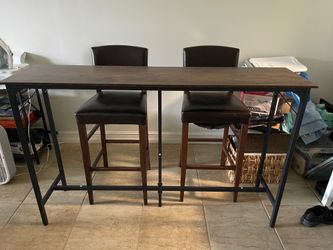 Bar Table & Stools Set