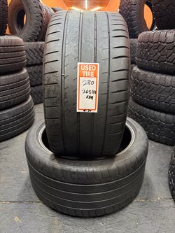 265/35R19 Michelin Pilot Sport 4s Full Pair of 2 Tires