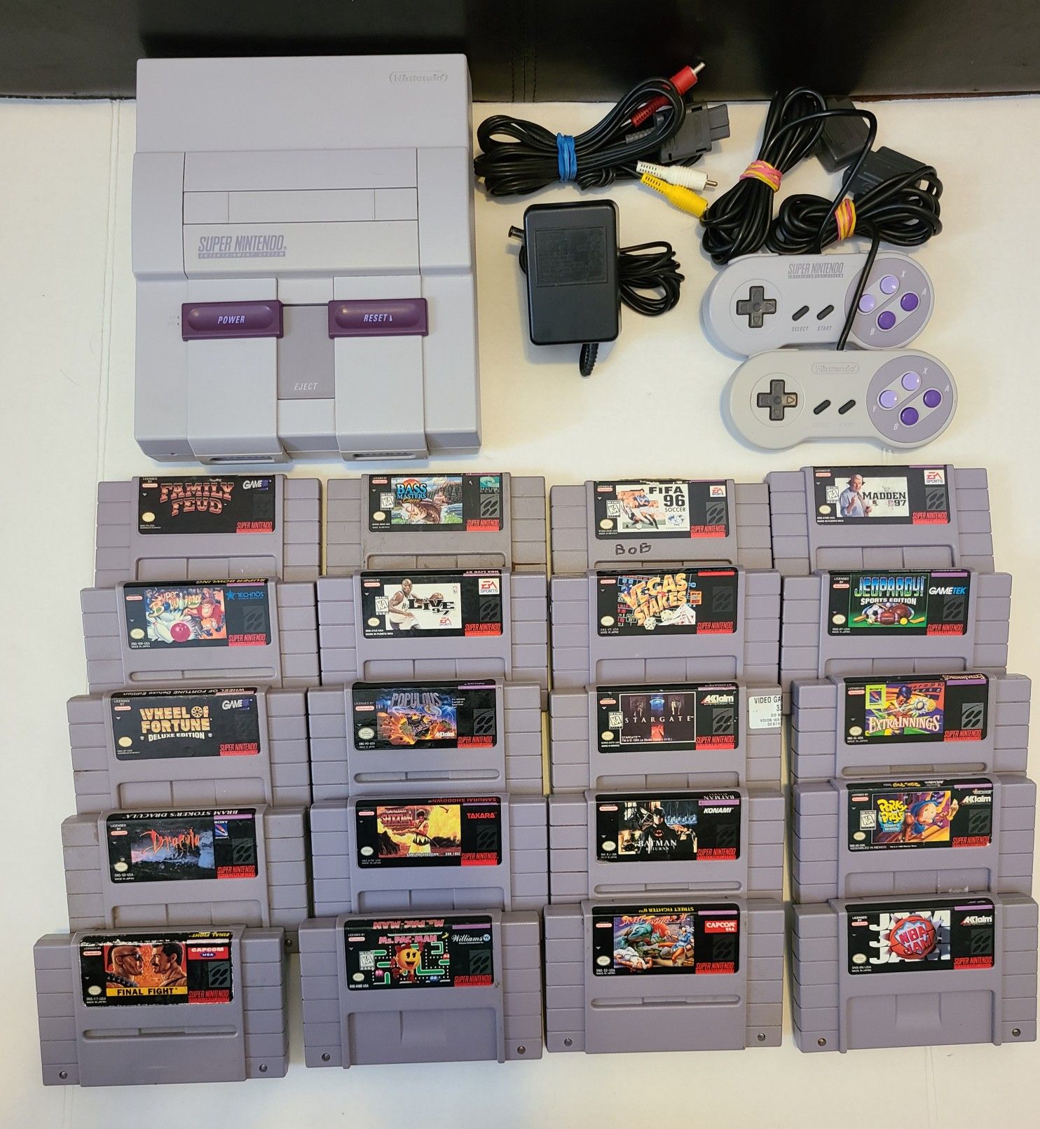 Super nintendo with 20 games!!!
