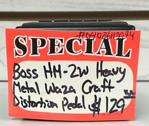 Boss HM-2W Heavy Metal Waza Craft Distortion Pedal