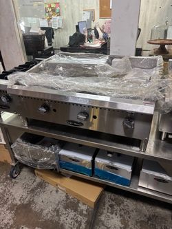 Flat griddle 36”