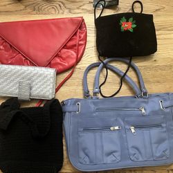 Vintage Lot Of Purses X 5
