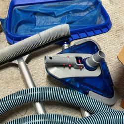 Pool Vacuum and Chemicals