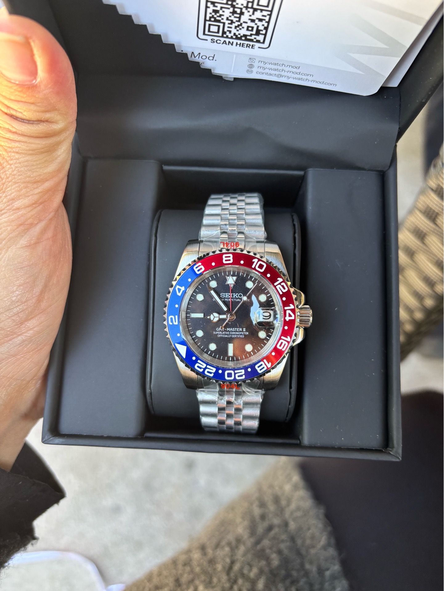 Seiko Watch with Box