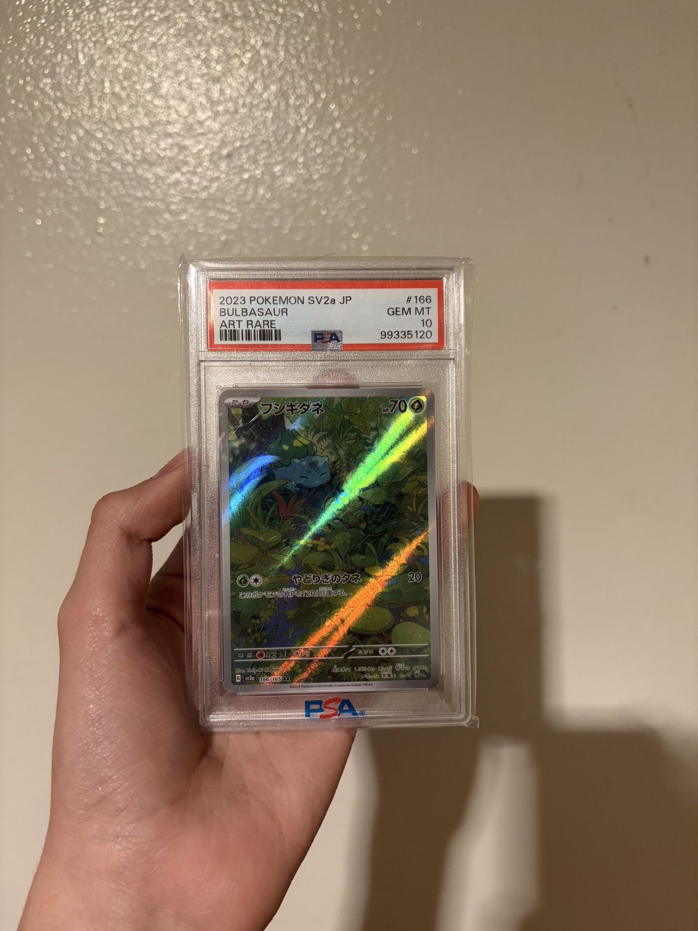 Japanese 151 Bulbasaur Ir PSA 10